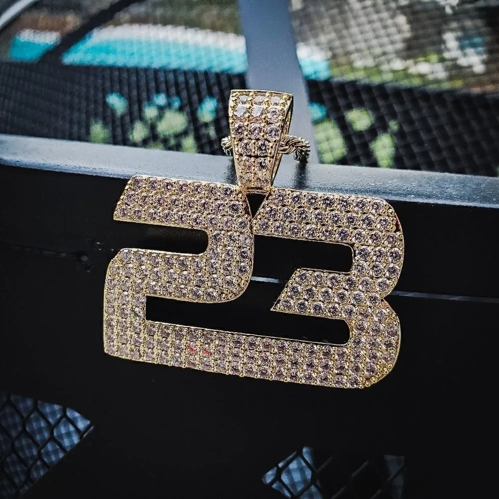 Iced out 23 Jordan Necklace